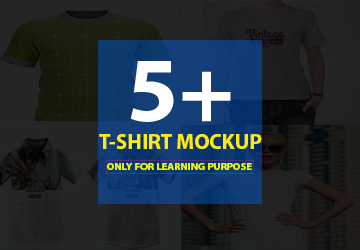 T-Shirt Mockup Bundle 06